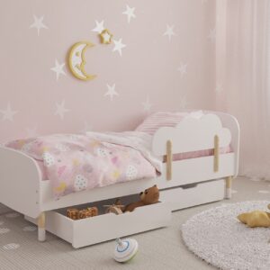 Кровать детская «Классика»с носочками + 2 ящика + бортик